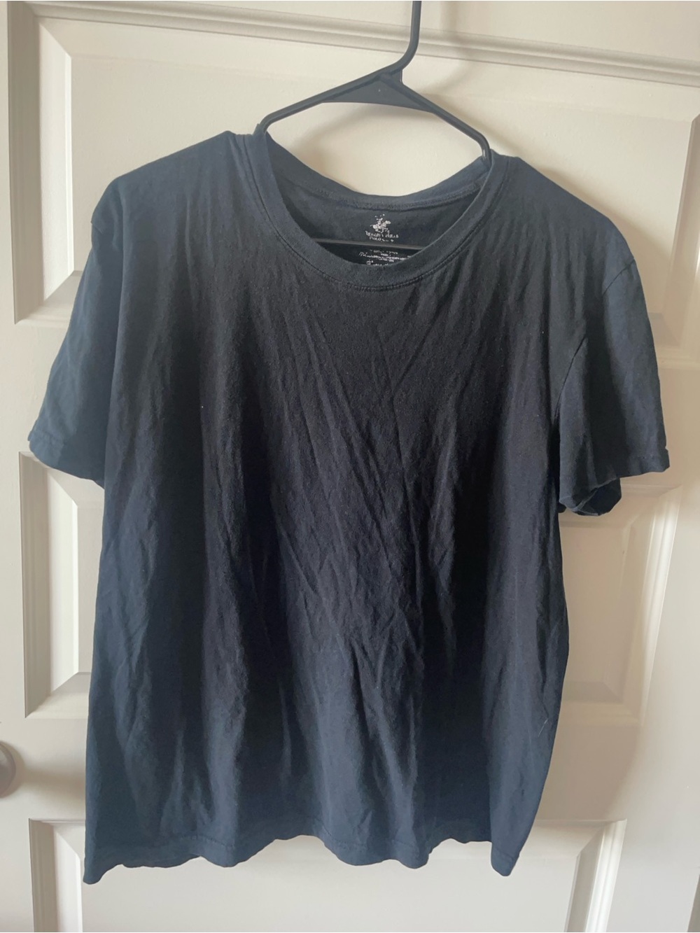 Men's Black Crewneck T-Shirt - Casual Everyday Tee